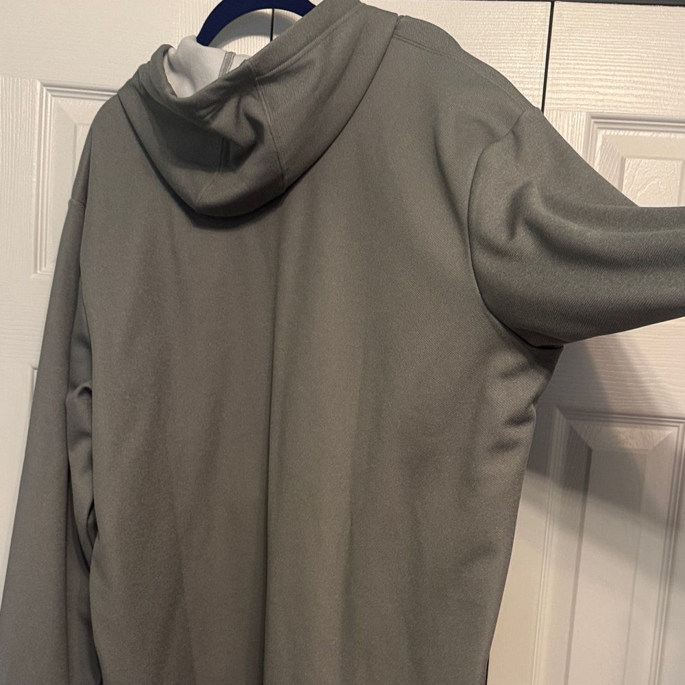 Adidas Heather Gray Sweatshirt with Black Logo. - Picture 6 of 7